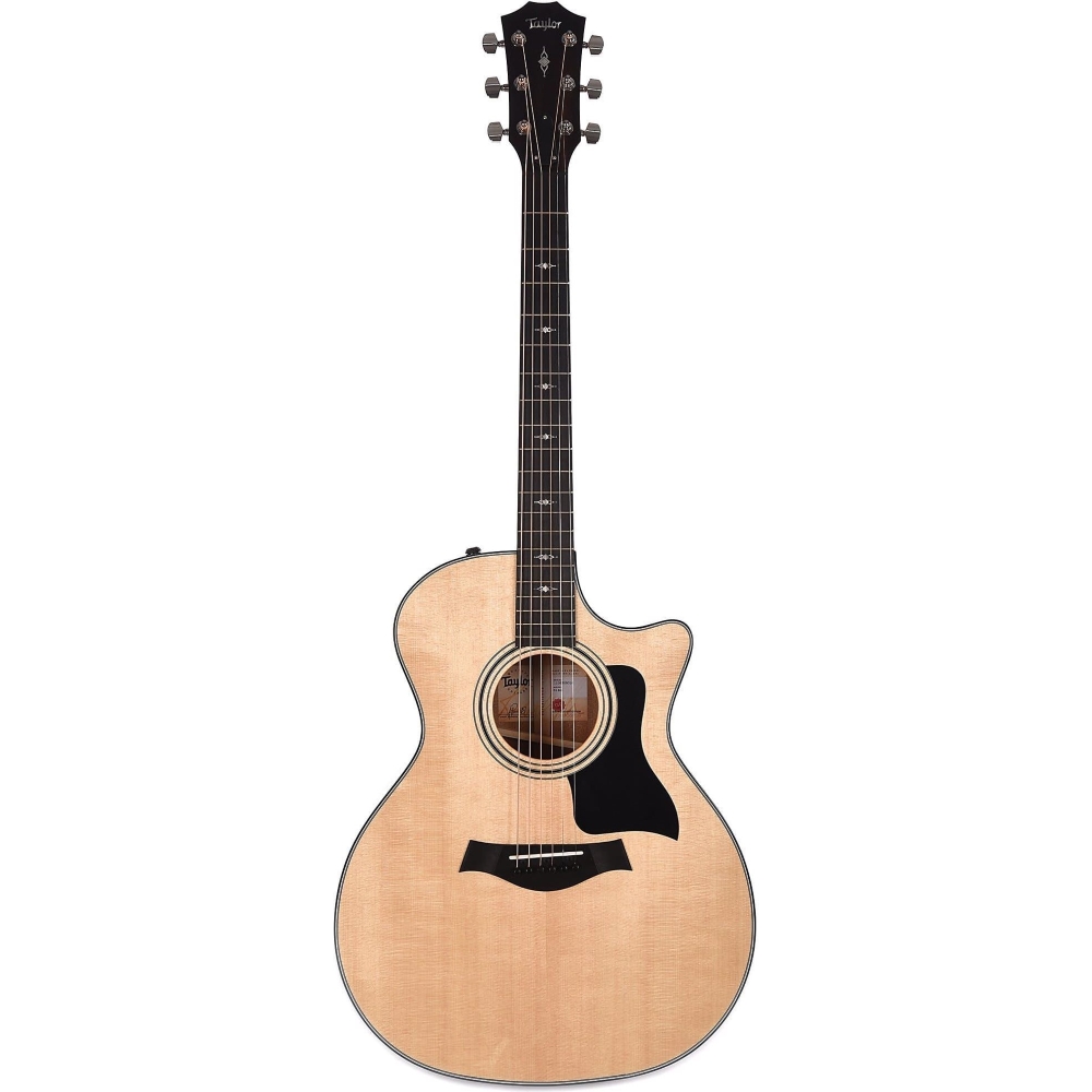 Taylor 314CE-V 314ce Grand Auditorium Sapele Acoustic-Electric Guitar Cutaway V Class Bracing - Includes Taylor Hard Shell Case