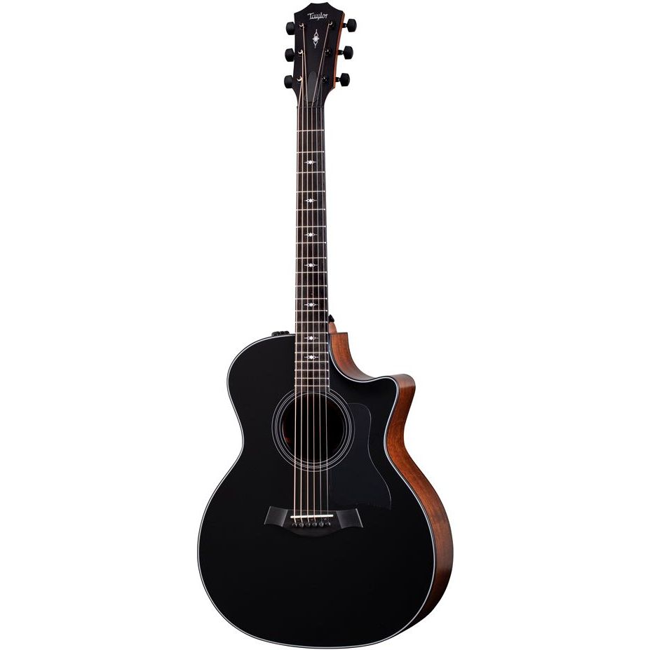 Taylor 324ce Grand Auditorium Blacktop LTD Acoustic-electric Guitar - Includes Taylor Deluxe Hardshell Brown