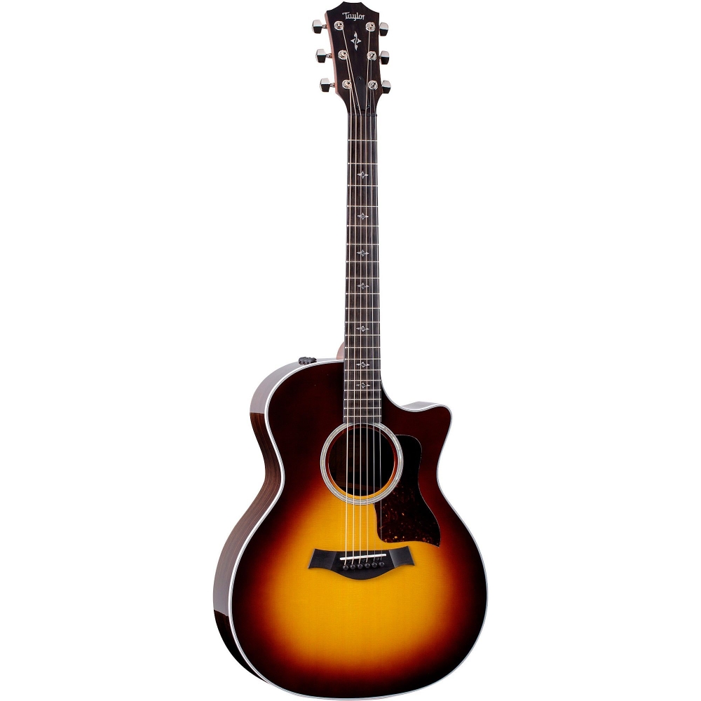 Taylor 414CE-R-TSB Grand Auditorium Tobacco Sunburst Spruce/Rosewood Acoustic Guitar Cutaway V Class Bracing - Includes Taylor Deluxe Hardshell Brown