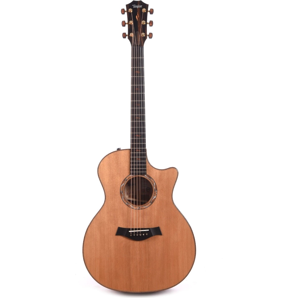 Taylor Custom #2 Grand Auditorium Torrefied Sitka Spruce And Quilted Big Leaf Maple  (Limited Edition of 25 Made) (Includes Taylor Deluxe Hardshell) - Brown