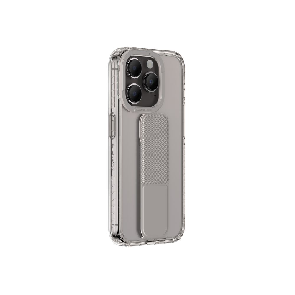 Amazing Thing Titan Pro Holder Drop Proof Case For iPhone 15 Pro 6.1-Inch - Titan Grey