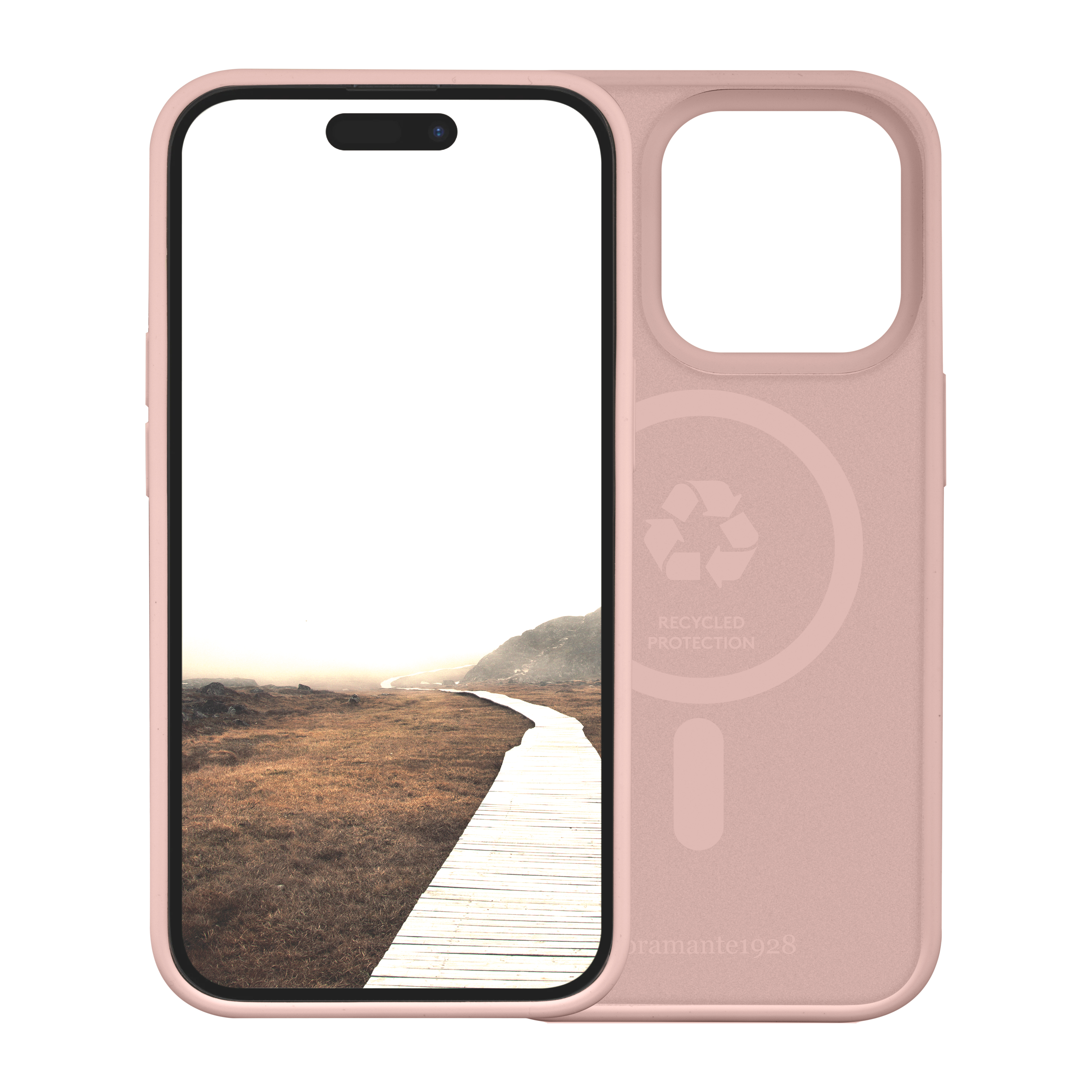 dbramante1928 Monaco MagSafe Case for iPhone 15 Pro - Pink Sand