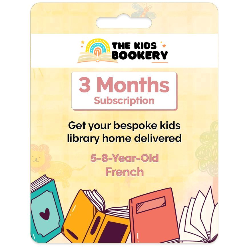 The Kids Bookery - 3 Months Kids Books Subscription - French (5 to 8 Years)