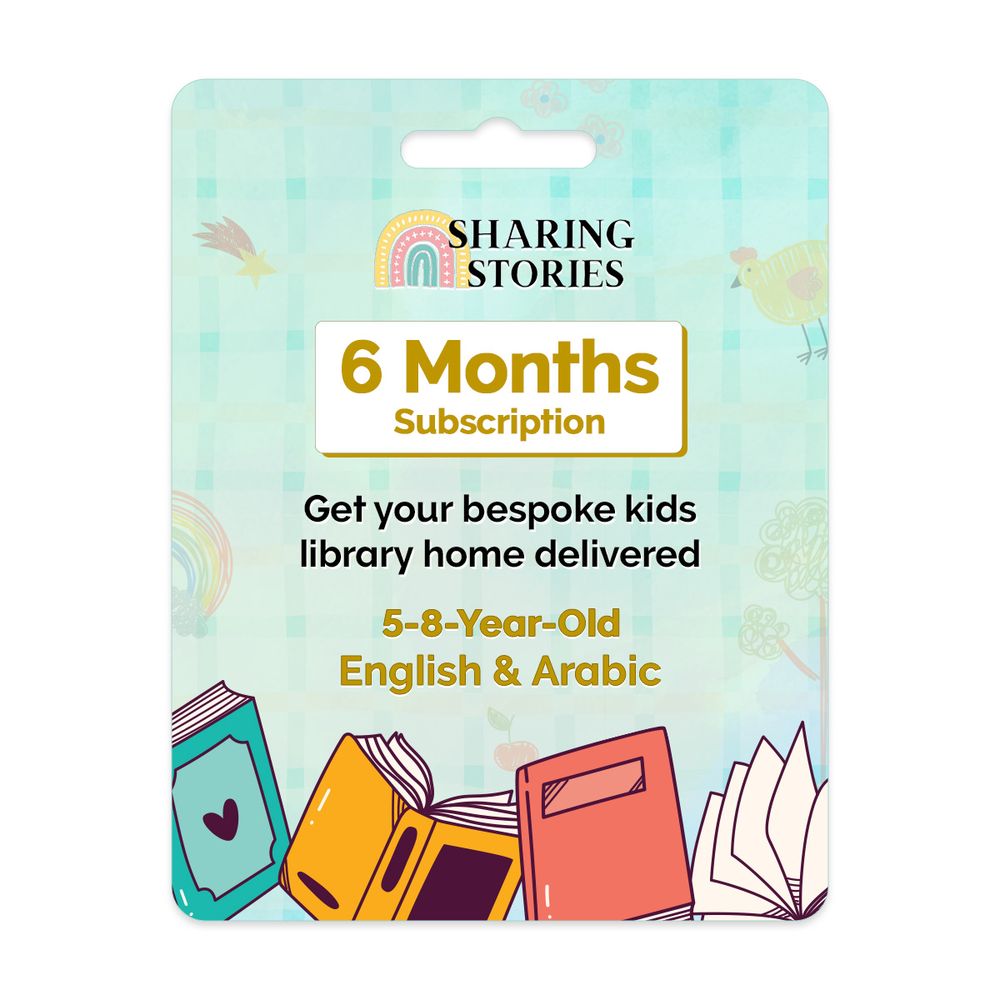 Sharing Stories - 6 Months Kids Books Subscription - Arabic & English (5 to 8 Years)