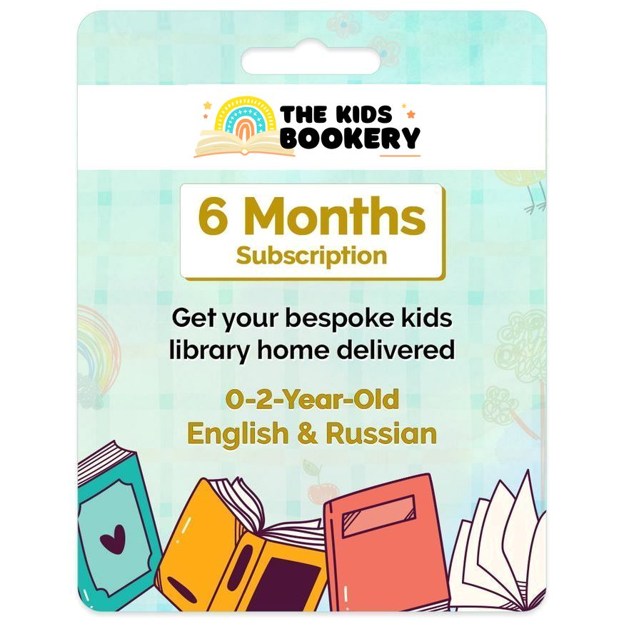 The Kids Bookery - 6 Months Kids Books Subscription - English & Russian (0 to 2 Years)