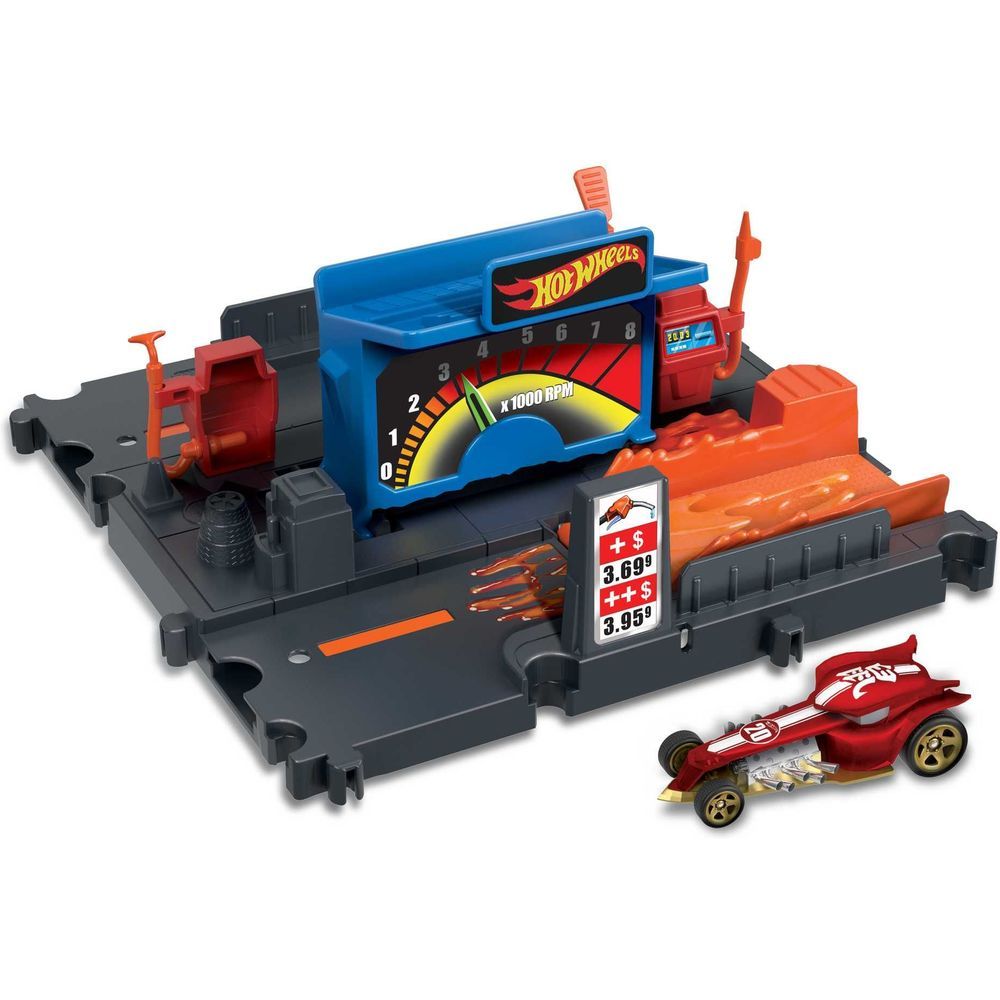 Hot Wheels City Fuel Station Shift Trackset HKX45