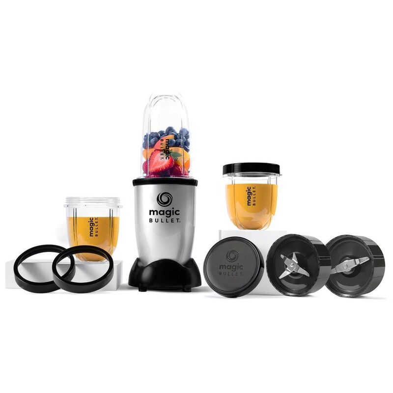 Nutribullet Magic Bullet High-Speed Blender/Mixer System 400W Silver (Set of 11) Nutribullet Magic Bullet High-Speed Blender/Mixer System 400W Silver (Set of 11)