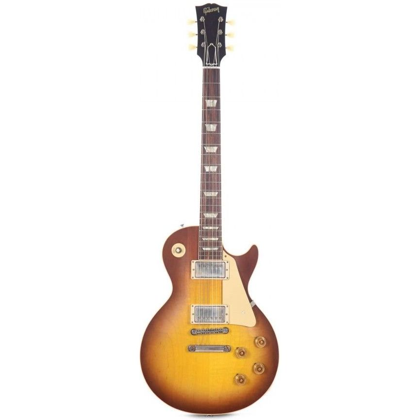 Gibson Custom Les Paul Standard 1958 Reissue VOS Electric Guitar - Iced Tea Burst