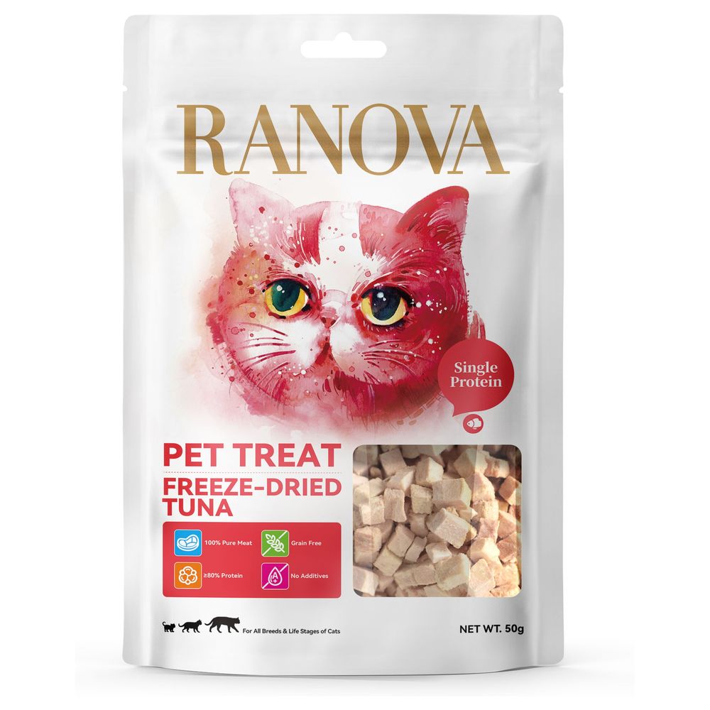 Ranova Freeze Dried Tuna for Cats - 50g