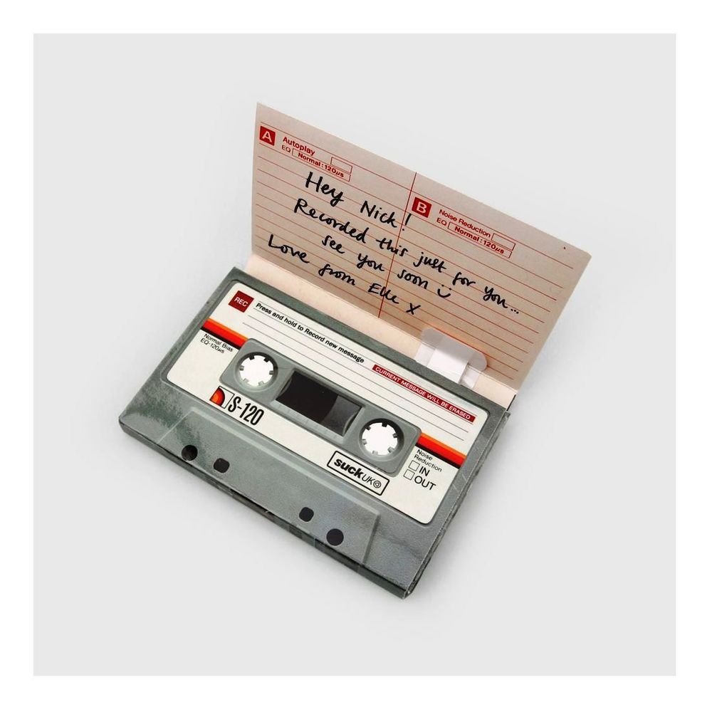 Suck UK Send A Sound Recordable Message Cassette
