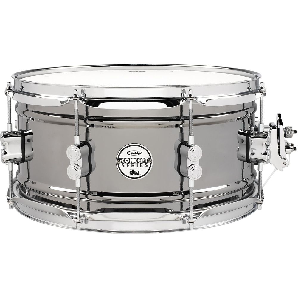 PDP Drums PDSN6513BNCR Concept Series Black Nickel Over Steel Snare Drum - 6.5-inch x -13inch