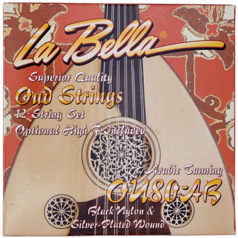 La Bella OU80A-B Oud String Arabic Tuning Nylon - Black