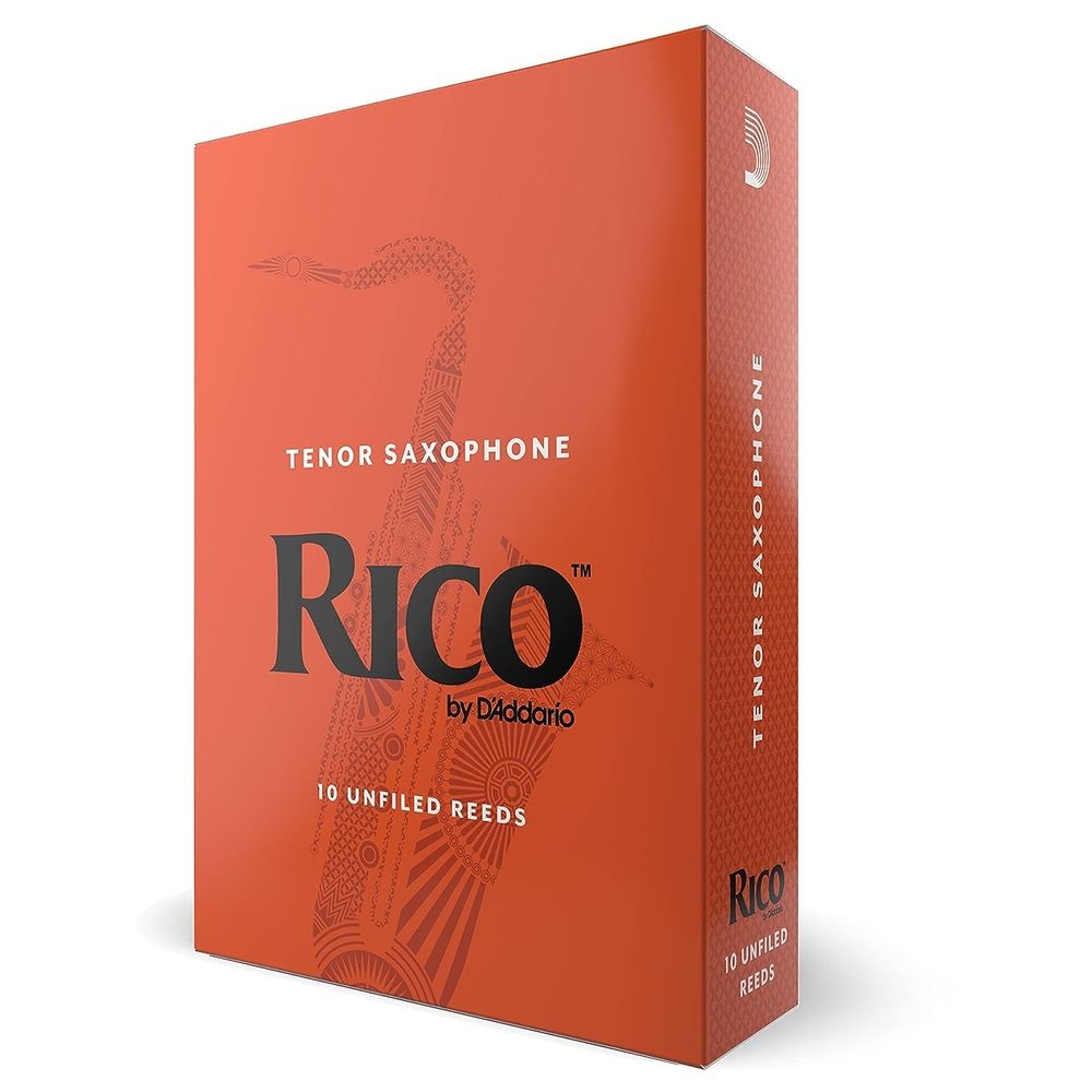 Rico By D'Addario Tenor Saxophone Unfiled Reeds - Strength 3 - (Box Of 10)