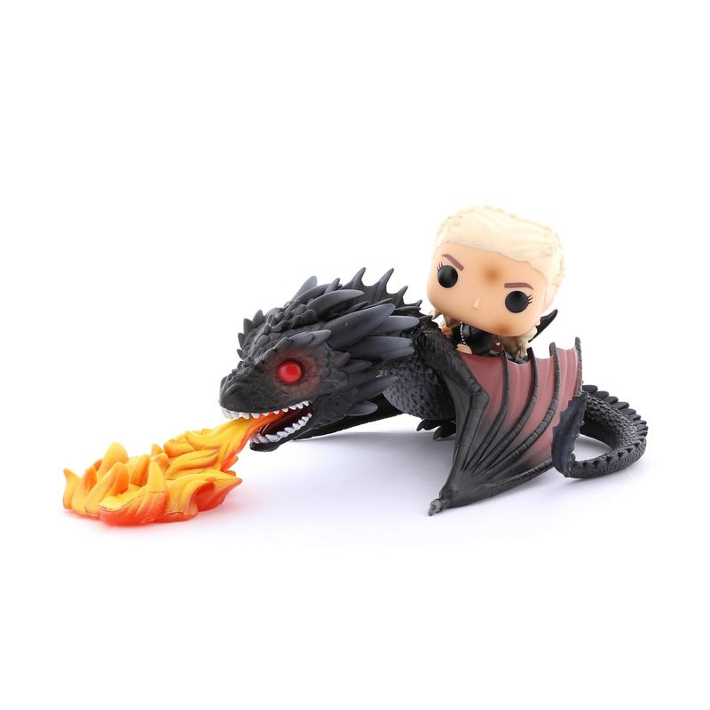 Funko Pop Rides Game of Thrones Daenerys On Fiery Drogon Vinyl Figure