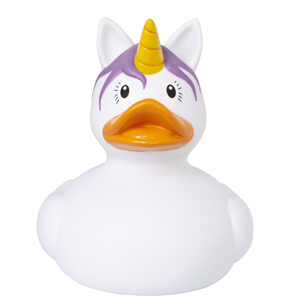 Lilalu XXL Rubber Duck Unicorn White