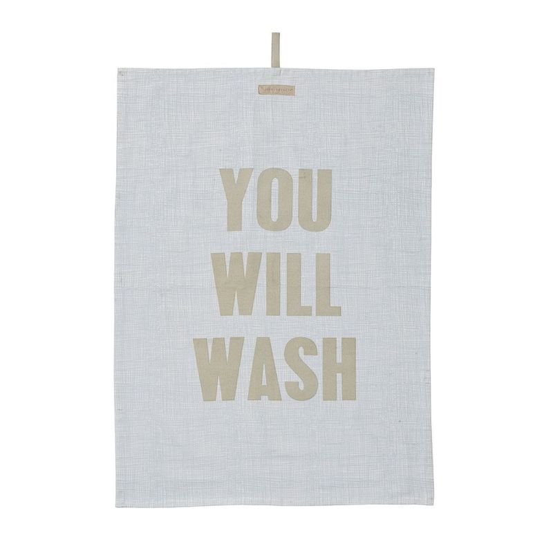 Bloomingville You Will Wash/I Will Dry Kitchen Towels (Assortment - Includes 1)