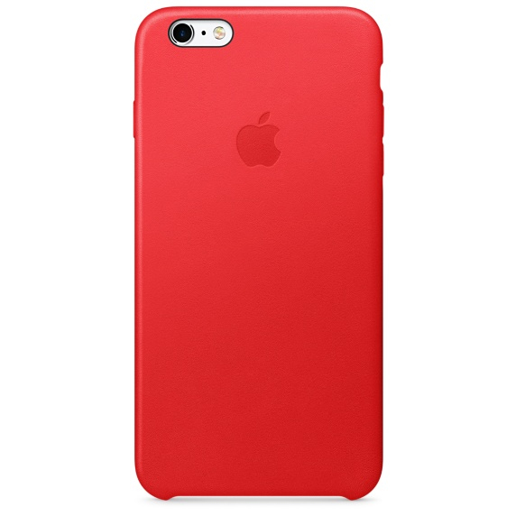 Apple Leather Case Red iPhone 6/6S Plus