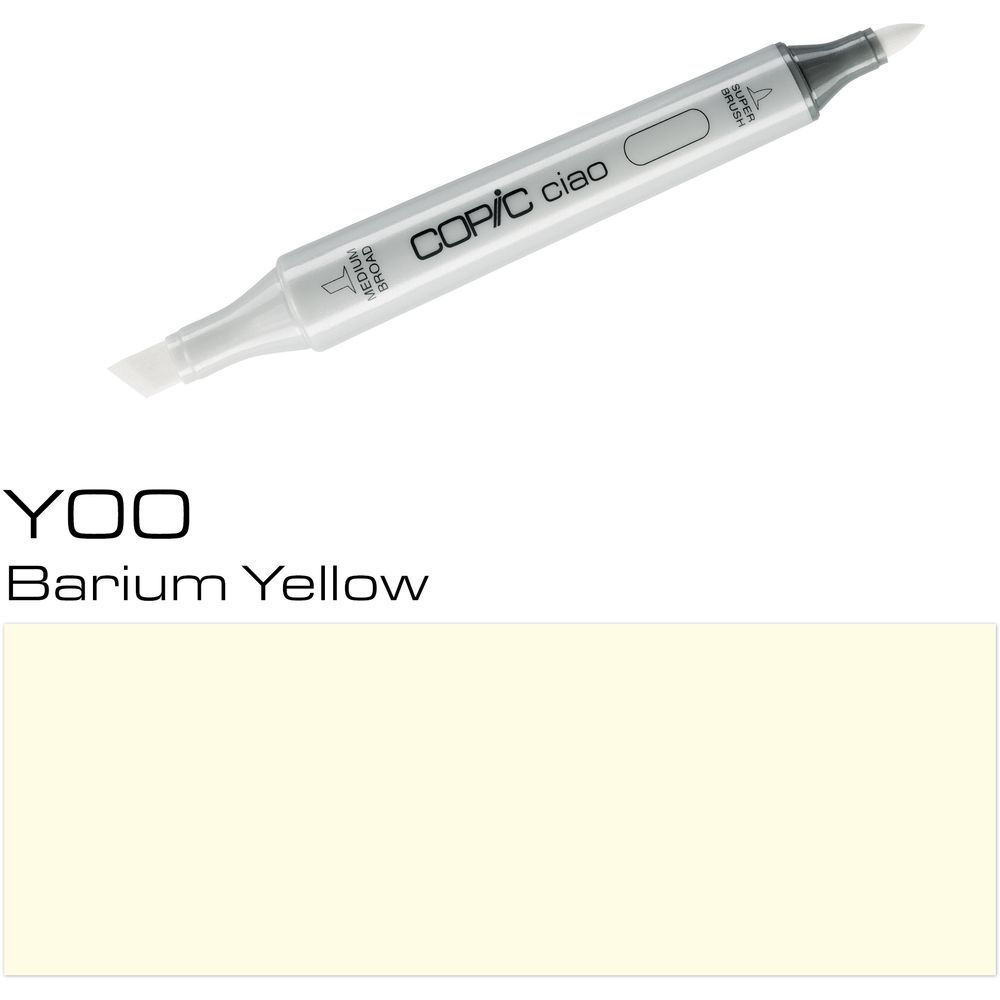قلم ماركر كوبيك تشاو  Y00 - أصفر باريوم