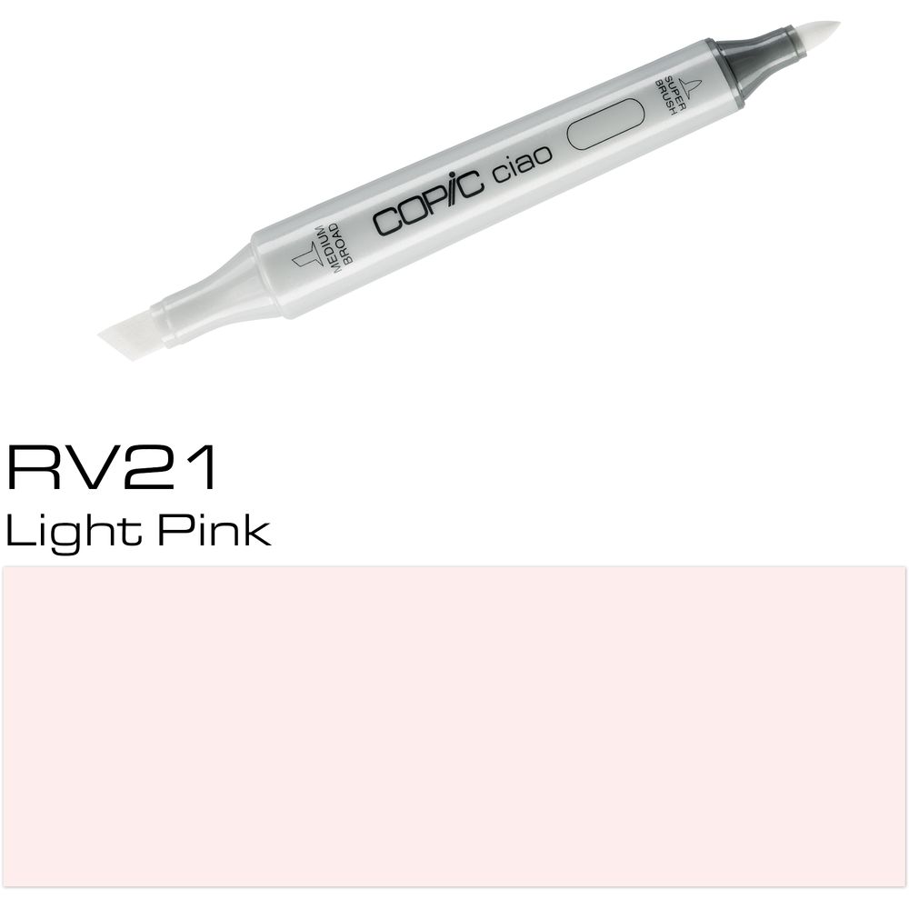 قلم ماركر كوبيك تشاو  Rv21 - وردي فاتح