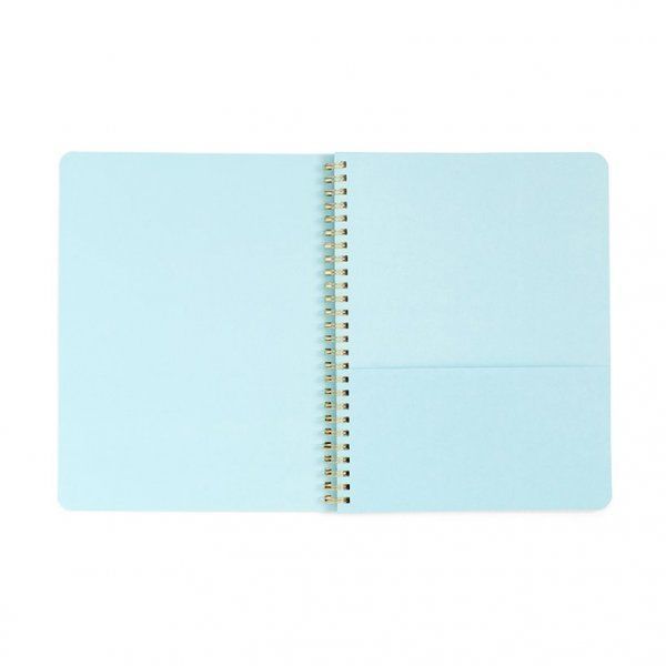 دفتر ملاحظات صغير راف درافت بعبارة I Am Very Busy أزرق ثلجي