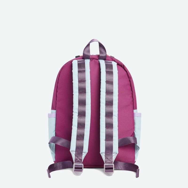 State Bags Kane Color Block Magenta/Mint Backpack