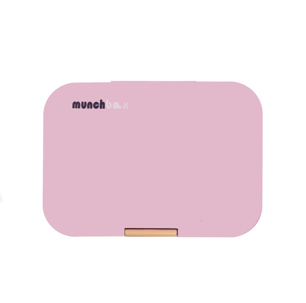 Munchbox Midi5 Pink Flamingo Apricot Latch Pink/Peach Lunchbox