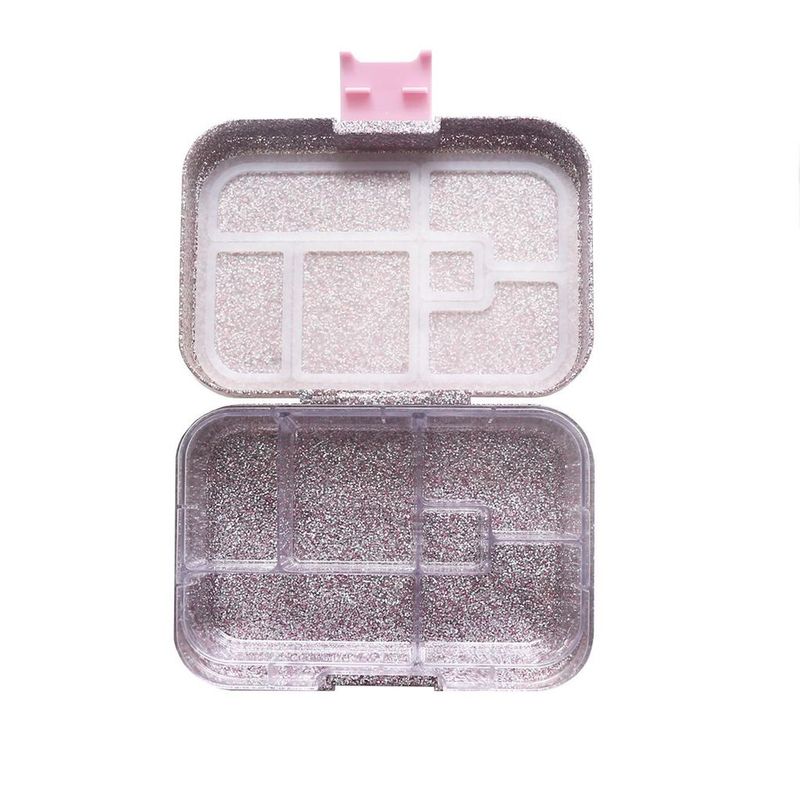 صندوق الغداء منشبوكس سباركل الوردي ماكس ٦ أي كليير تري الوردي