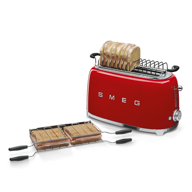 SMEG 4 Slice Toaster 50's Retro Style Red