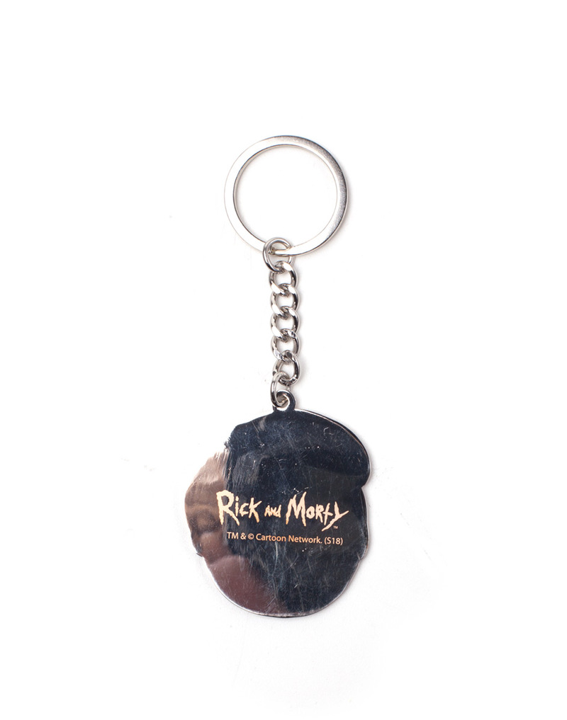 Difuzed Rick & Morty Metal Multicolor Keychain