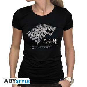 Abystyle Game of Thrones Winter Is Coming Black Women's T-Shirt M