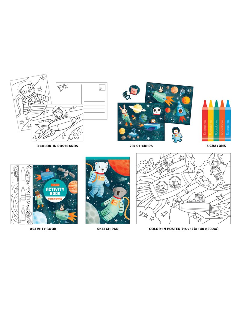 Mudpuppy Outer Space Activity Pack To Go
