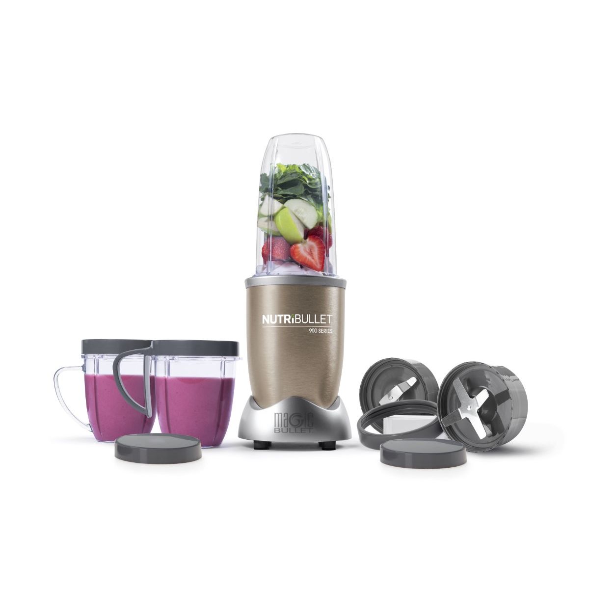 NutriBullet Pro High-Speed 9-Piece Blender/Mixer - Copper