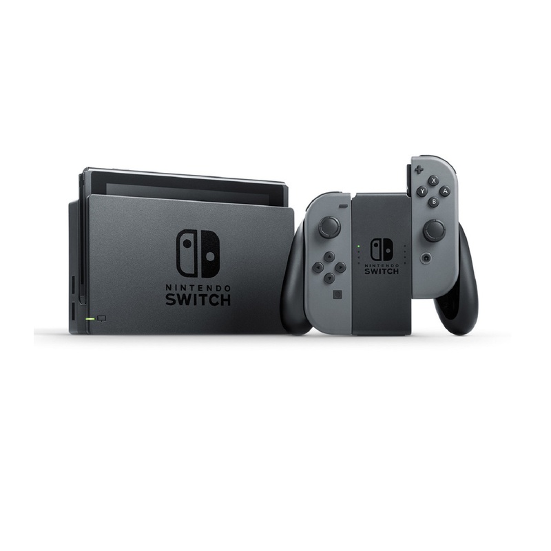 Nintendo Switch 32GB Console with Grey Joy-Con Controller + Hyperkin Eva Case