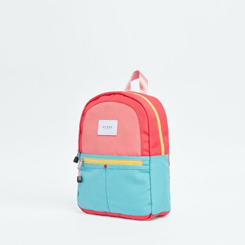 State Bags Mini Kane Pink/Mint Backpack