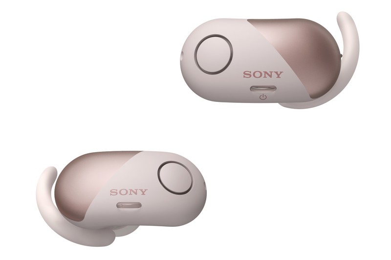 Sony WF-SP700N Sports Wireless Noise Cancelling In-Ear Earphones Pink