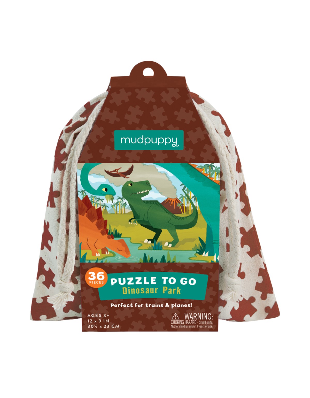 Mudpuppy Dinosaur Park Puzzle To Go