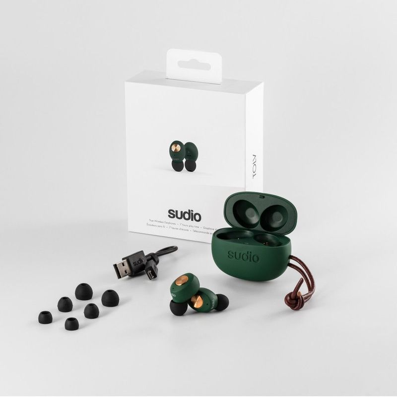 Sudio Tolv True Wireless Earbuds Green