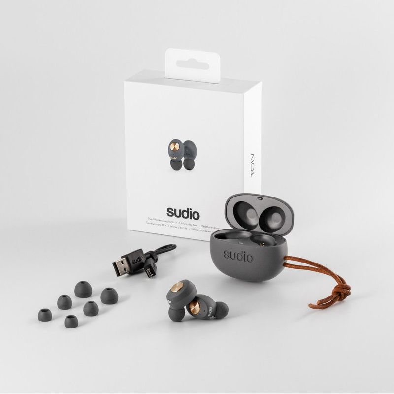 Sudio Tolv True Wireless Earbuds Anthracite/Copper