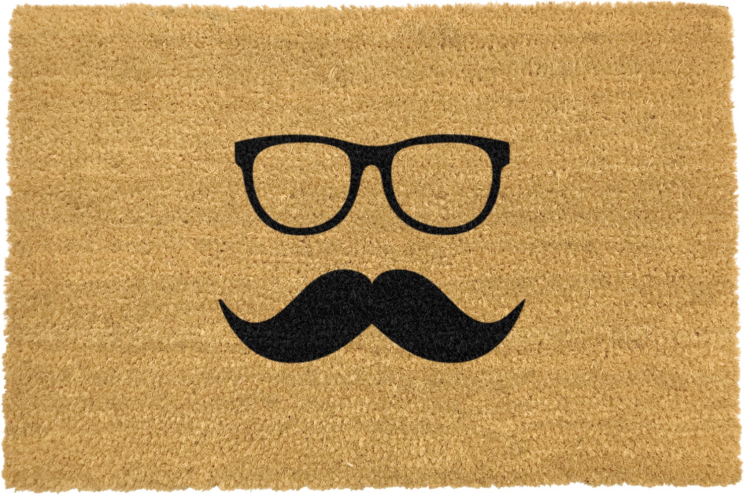 Asrty Doormats Mustache & Glasses
