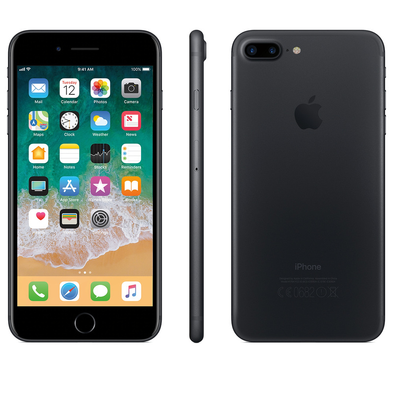 Apple iPhone 7 Plus 256GB Black Certified Pre-owned