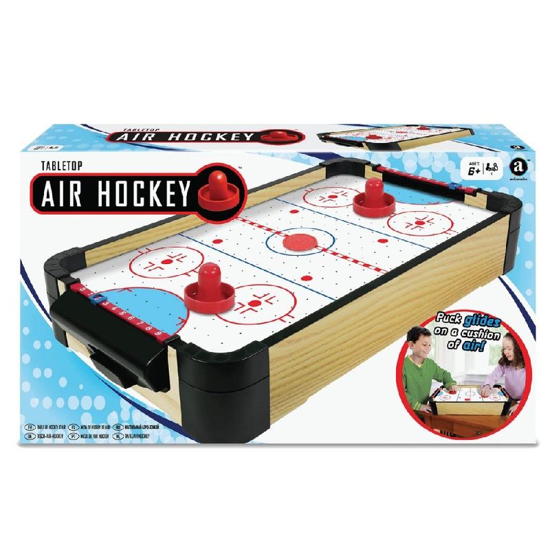 Merchant Ambassador Wood Tabletop Air Hockey 20 Inch 50cm