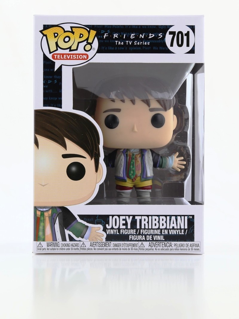 مجسم لشخصية جوي بملابس تشاندلر إس في مسلسل تي في فريندس دبليو 2 من بوب