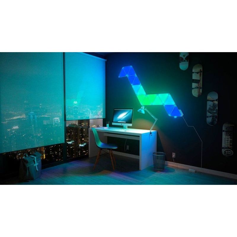 Nanoleaf Aurora Smarter Kit - Rhythm Edition (15 Panels + 1 Controller)