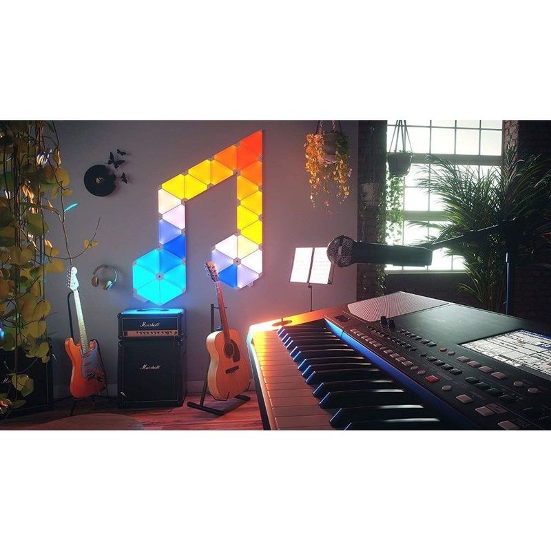 Nanoleaf Aurora Smarter Kit - Rhythm Edition (15 Panels + 1 Controller)