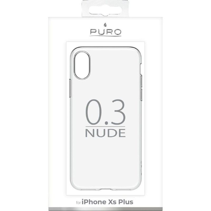 Puro Nude 0.3 TPU Case Transparent for iPhone XS Max
