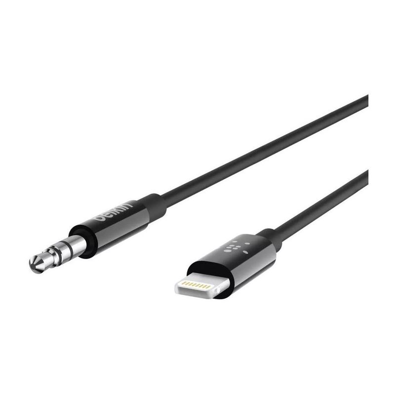 Belkin 3.5mm Audio Cable with Lightning Connector Black 0.9m