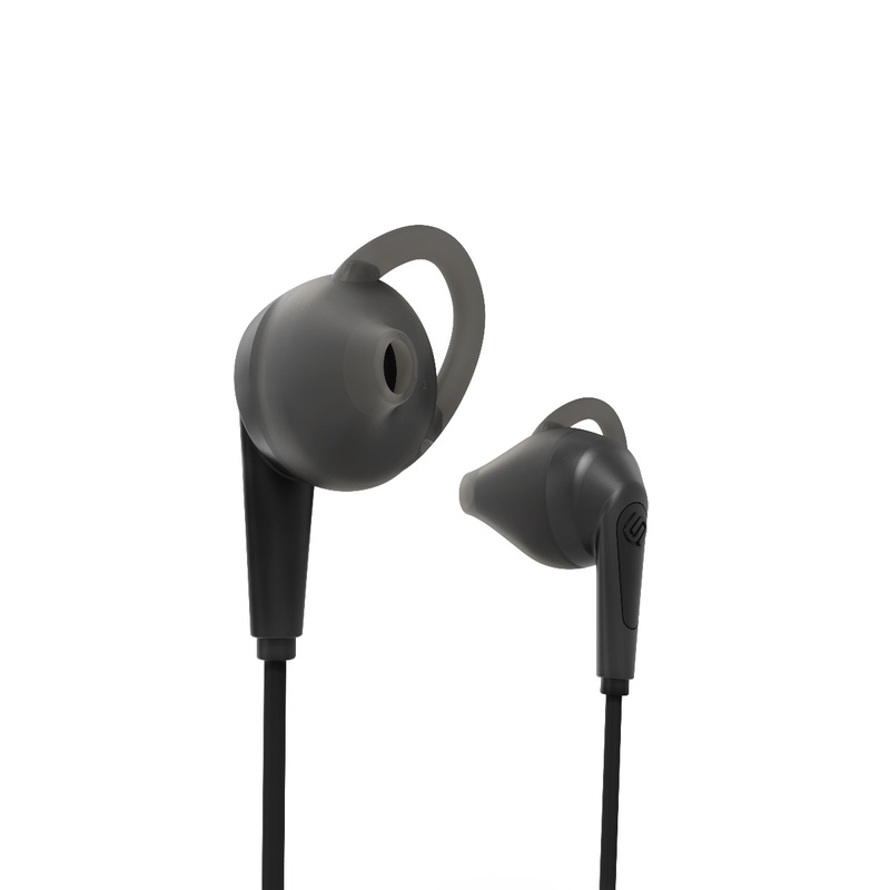 سماعات أذن داخليةرياضية سوداء معتمة شيكاغو، طراز إربانيستا