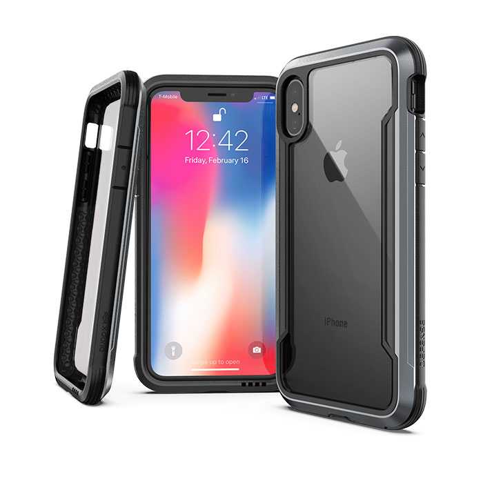 X-Doria Defense Shield Case Black for iPhone XS