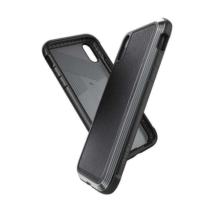 X-Doria Defense Lux Case Black Leather for iPhone XR
