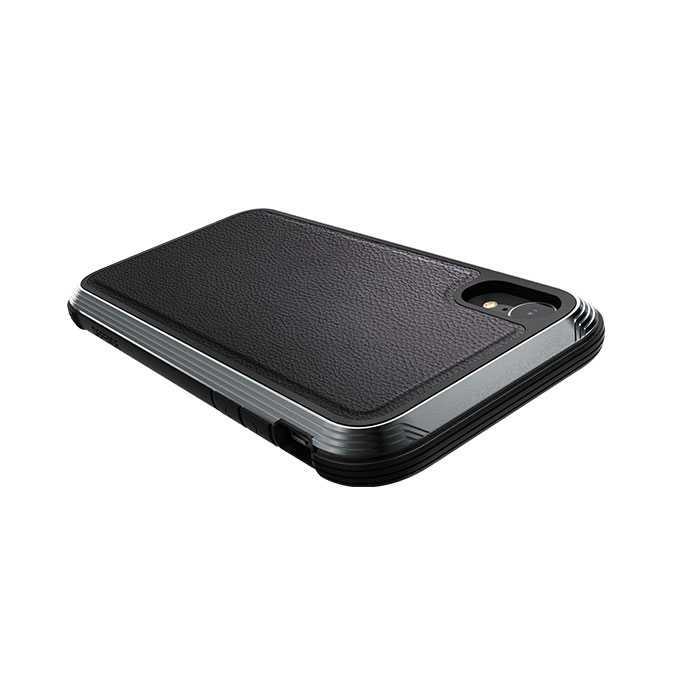 X-Doria Defense Lux Case Black Leather for iPhone XR